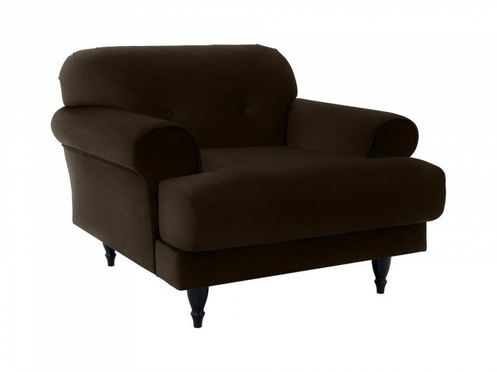 Кресло Italia темно-коричневого цвета - купить Интерьерные кресла по цене 52470.0