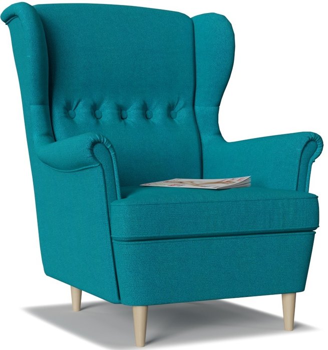 Кресло Торн Azur голубого цвета