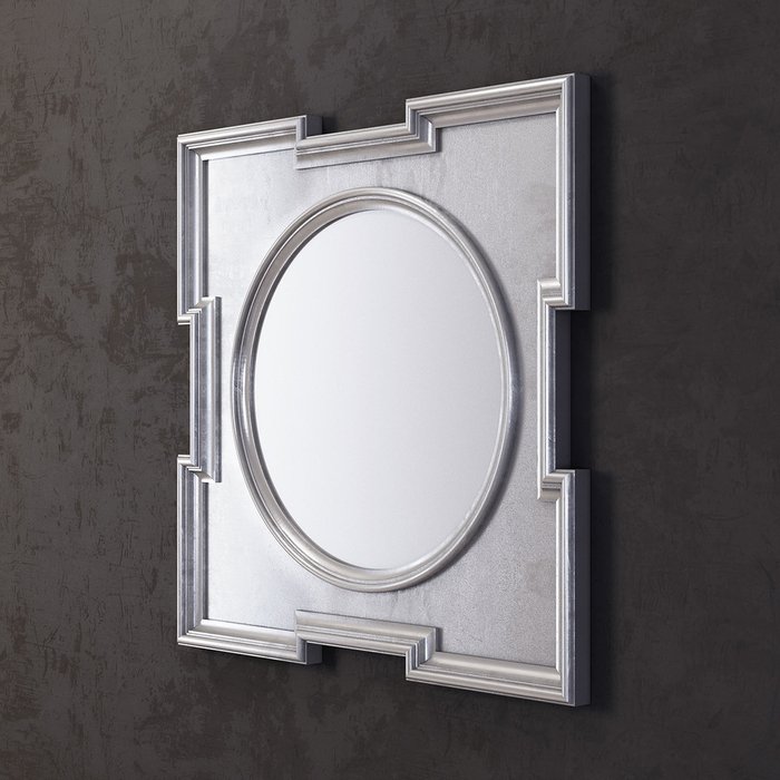 Зеркало Orlando серебряного цвета - купить Настенные зеркала по цене 35200.0
