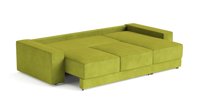Угловой диван-кровать Модесто зеленого цвета - лучшие Угловые диваны в INMYROOM