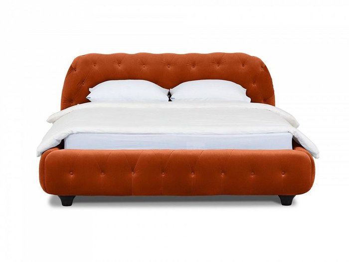 Кровать Cloud терракотового цвета 160х200 - купить Кровати для спальни по цене 68080.0