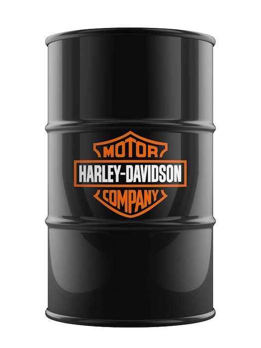 Тумба-бочка Harley черного цвета