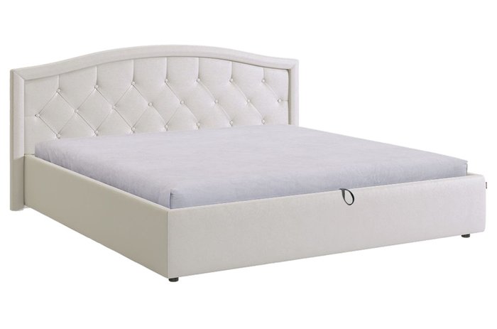Кровать Верона 180х200 белого цвета с подъемным механизмом