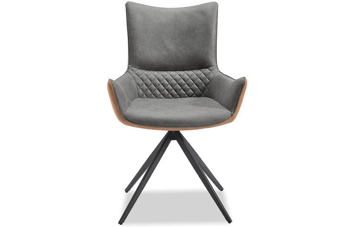 Кресло Jess серого цвета - купить Обеденные стулья по цене 29868.0