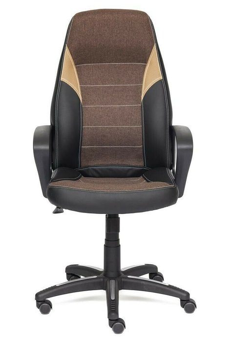 Кресло офисное Inter черно-коричневого цвета - купить Офисные кресла по цене 13838.0