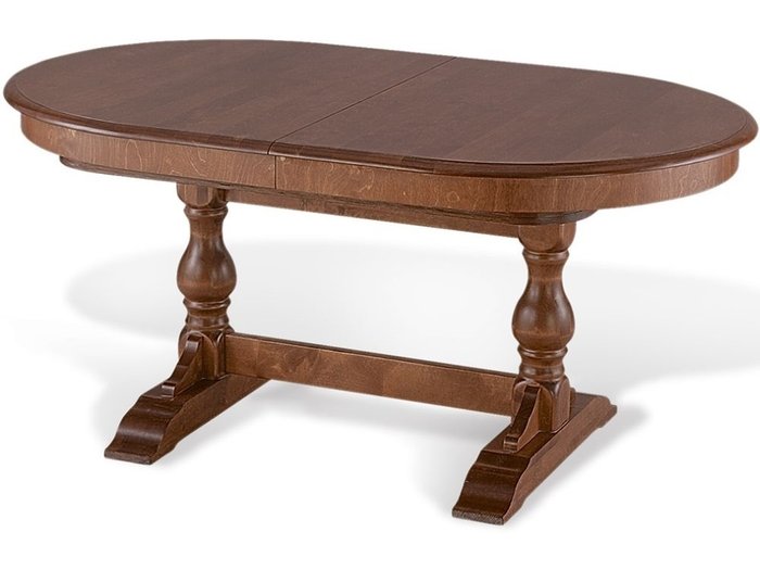Обеденный стол Гранд темно-коричневого цвета - купить Обеденные столы по цене 128896.0
