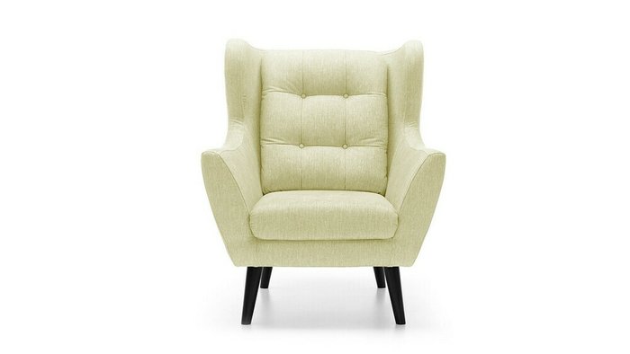 Кресло Ньюкасл бежевого цвета - купить Интерьерные кресла по цене 29800.0