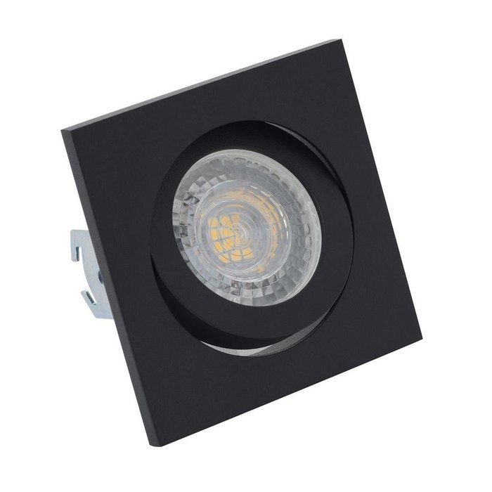 Встраиваемый светильник черного цвета - купить Встраиваемые споты по цене 1325.0