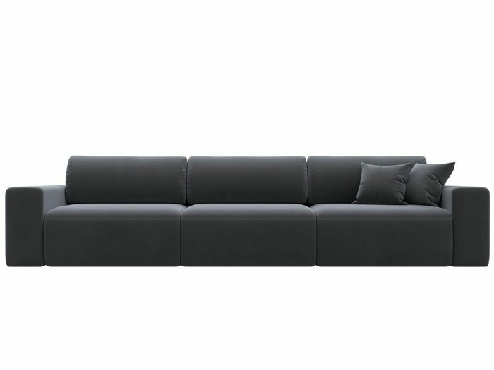 Диван-кровать Лига 036 Классик Лонг темно-серого цвета - купить Прямые диваны по цене 96999.0
