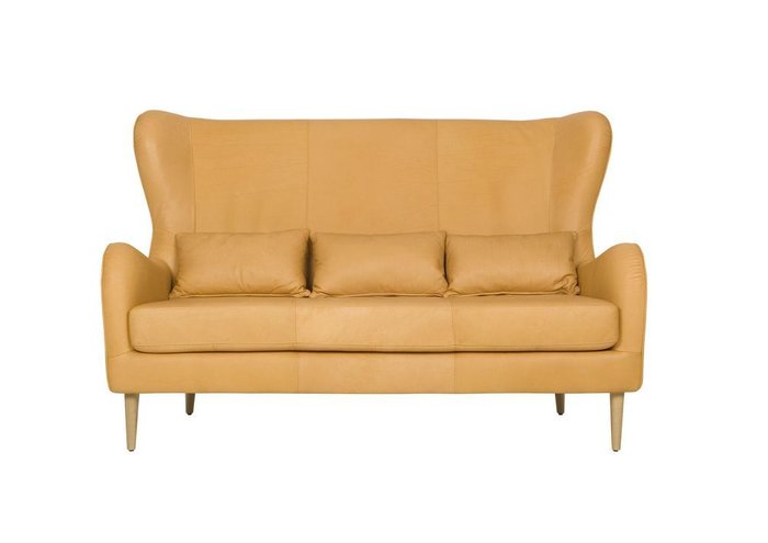 Диван Greta светло-коричневого цвета - купить Прямые диваны по цене 632550.0