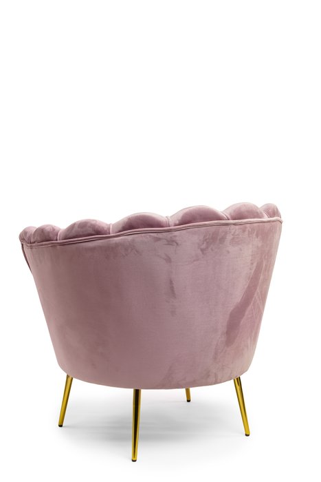 Кресло Lotus светло-розового цвета - лучшие Интерьерные кресла в INMYROOM