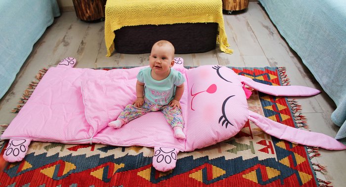 Спальный мешок Зайка из хлопка - лучшие Одеяла в INMYROOM