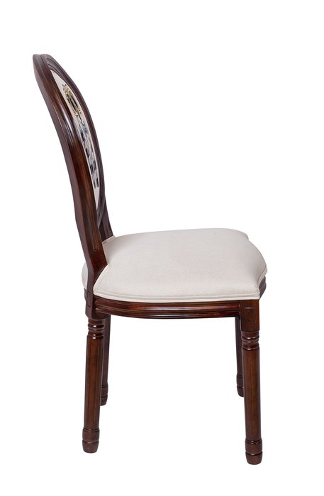 Cтул Volker owl коричневого цвета - лучшие Обеденные стулья в INMYROOM