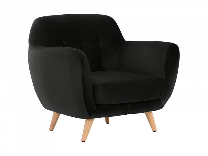 Кресло Loa черного цвета - купить Интерьерные кресла по цене 40860.0