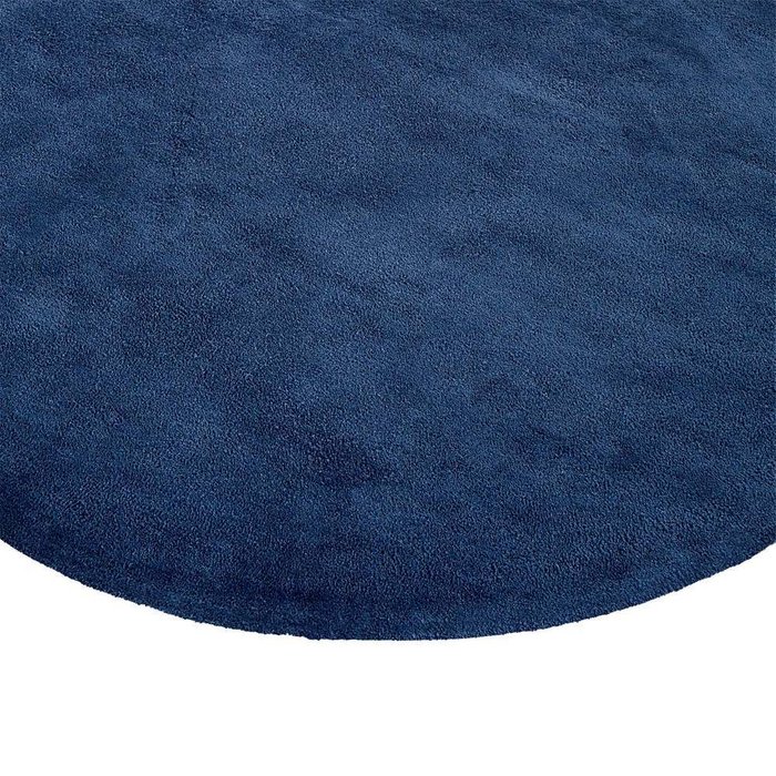 Ковер Renzo диаметр 160 синего цвета - купить Ковры по цене 15658.0