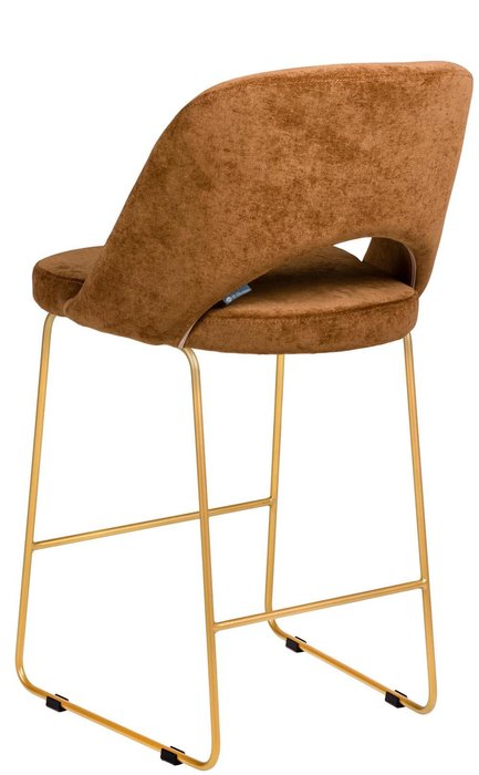 Стул полубарный Lars коричневого цвета - лучшие Барные стулья в INMYROOM