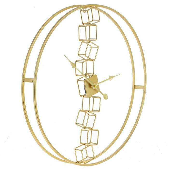 Часы настенные декоративные Gold золотого цвета - купить Часы по цене 9190.0