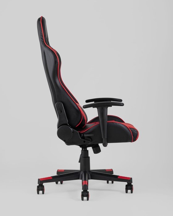 Кресло игровое Top Chairs Diablo черно-красного цвета - лучшие Офисные кресла в INMYROOM Кресло игровое Top Chairs Diablo черно-красного цвета - лучшие Офисные кресла в INMYROOM