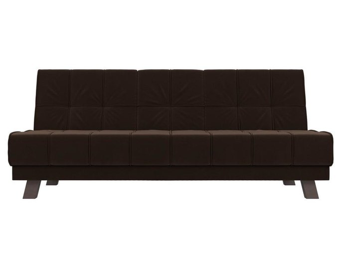 Прямой диван-кровать Винсент коричневого цвета - купить Прямые диваны по цене 29999.0