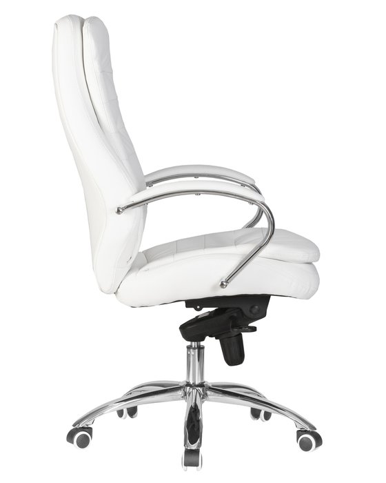 Офисное кресло для руководителей Lyndon белого цвета - лучшие Офисные кресла в INMYROOM