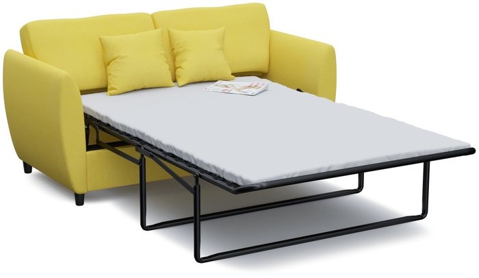 Диван-кровать прямой Country Fresh желтого цвета - лучшие Прямые диваны в INMYROOM
