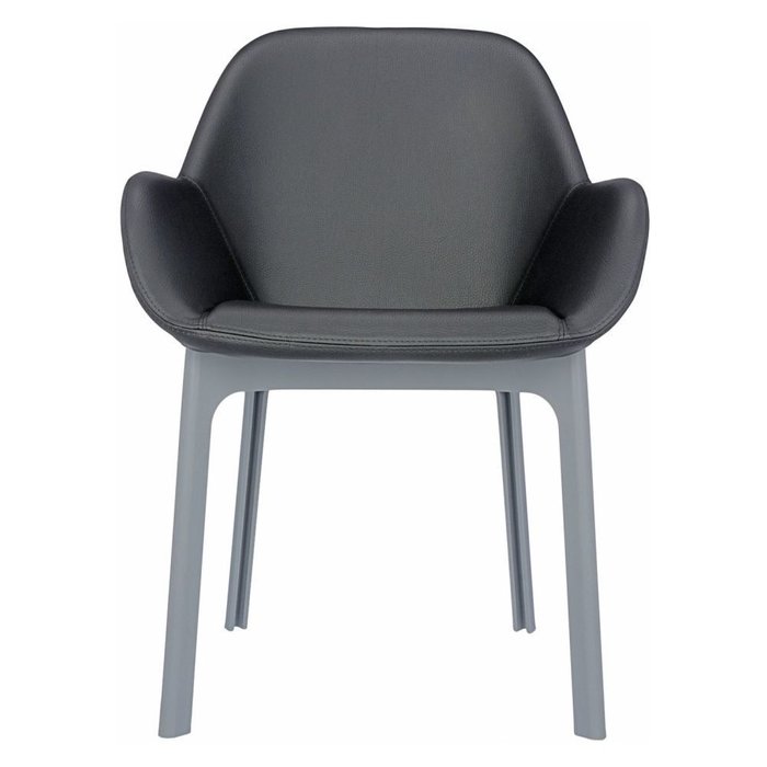 Стул Clap серого цвета - купить Обеденные стулья по цене 78377.0