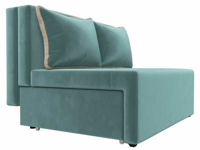 Диван-кровать Лагуна бирюзового цвета - лучшие Прямые диваны в INMYROOM