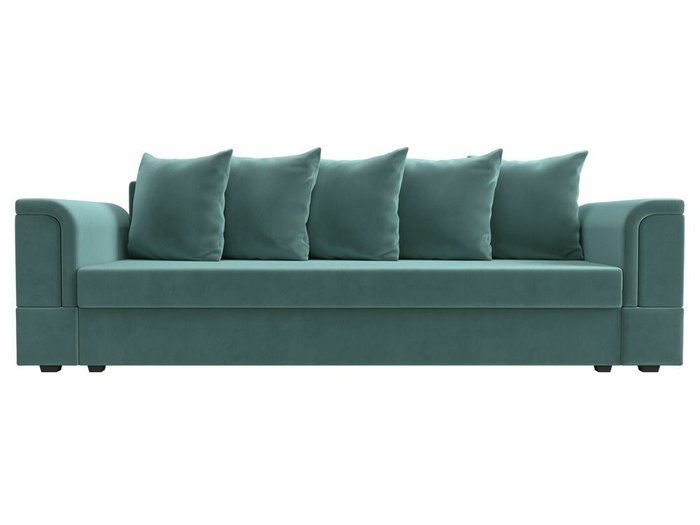 Диван-кровать Лига 005 бирюзового цвета - купить Прямые диваны по цене 30999.0