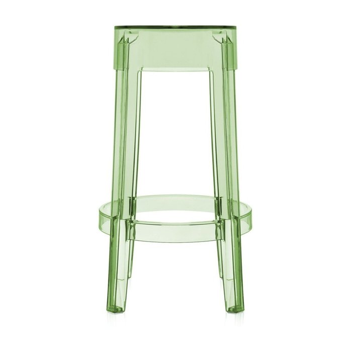 Стул барный Charles Ghost зеленого цвета - купить Барные стулья по цене 25920.0
