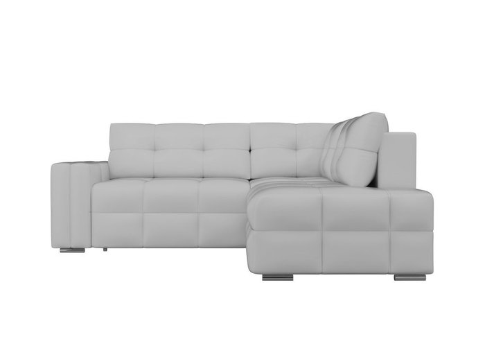Угловой диван-кровать Леос белого цвета (экокожа) - купить Угловые диваны по цене 52390.0