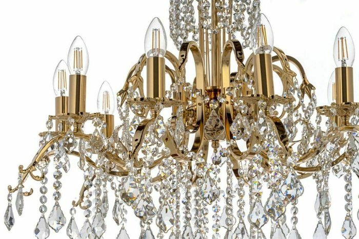 Хрустальная люстра Alessandria Gold Alessandria E 1.1.10.600 G (металл, цвет золото) - купить Подвесные люстры по цене 101125.0 Хрустальная люстра Alessandria Gold Alessandria E 1.1.10.600 G (металл, цвет золото) - купить Подвесные люстры по цене 101125.0