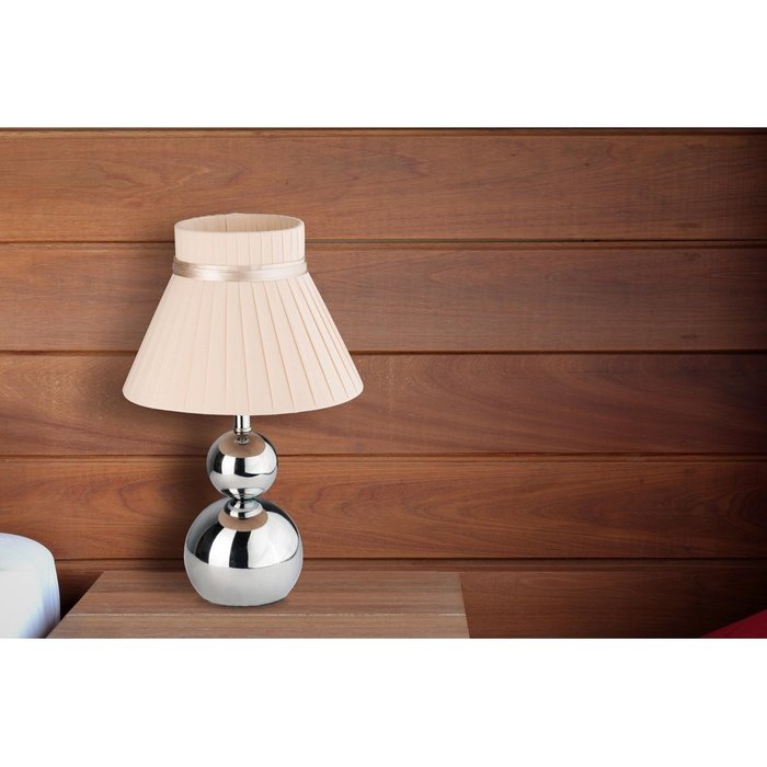 Настольная лампа  Тина с бежевым абажуром - лучшие Подвесные люстры в INMYROOM