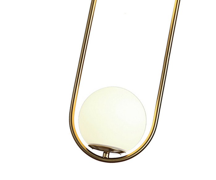 Подвесной светильник Кенти из металла и стекла  - купить Подвесные светильники по цене 7900.0
