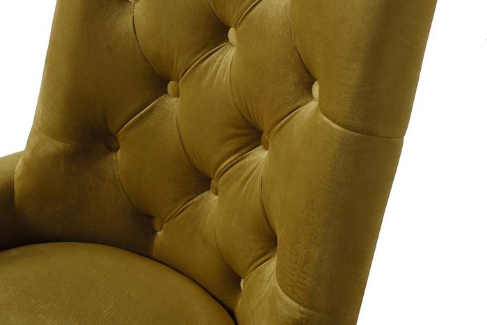 Стул оливкового цвета на металлическом каркасе  - лучшие Обеденные стулья в INMYROOM