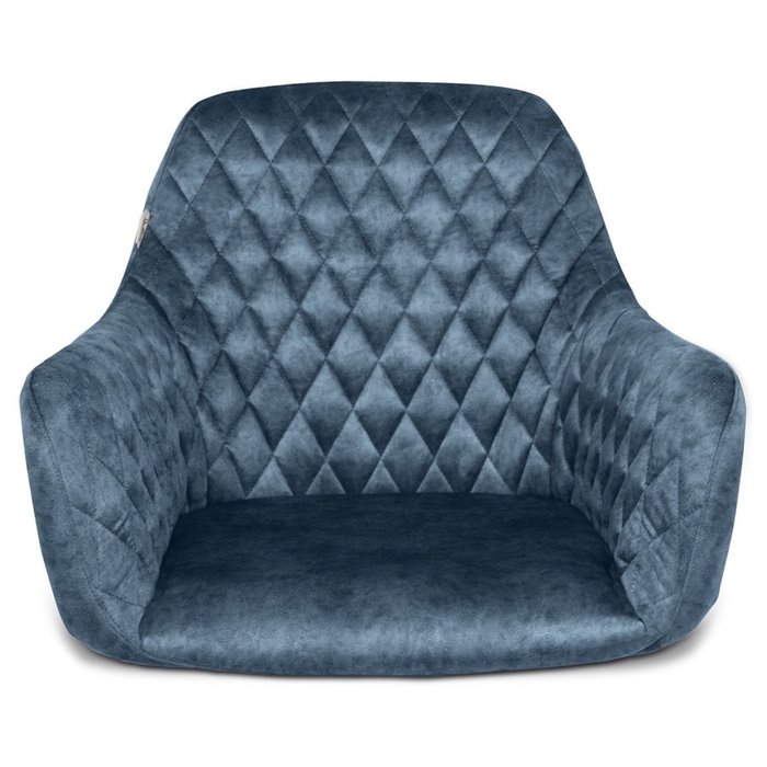 Стул полубарный Tejat темно-синего цвета - лучшие Барные стулья в INMYROOM