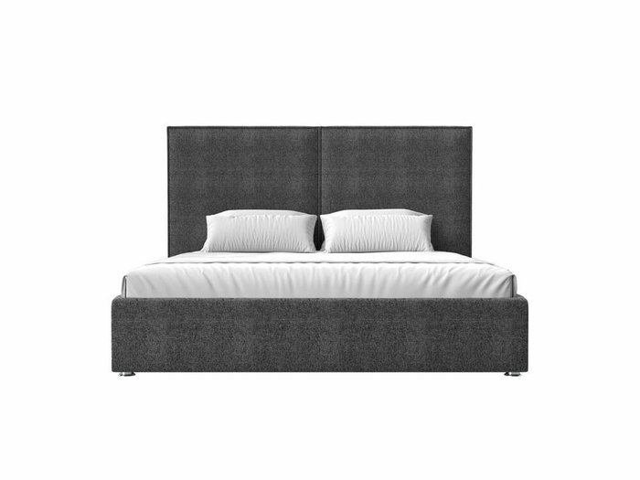Кровать Аура 160х200 с подъемным механизмом серого цвета - купить Кровати для спальни по цене 81999.0