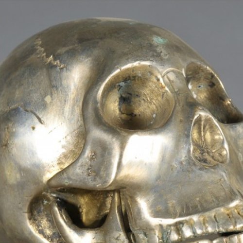 Статуэтка Ateliers C&S Davoy Iron Skull Small - лучшие Фигуры и статуэтки в INMYROOM