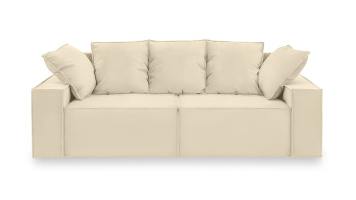 Диван-кровать Софт кремового цвета - купить Прямые диваны по цене 59900.0