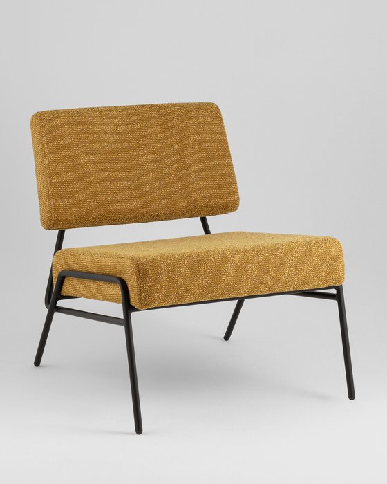 Кресло Теллинг цвета карри - купить Интерьерные кресла по цене 17000