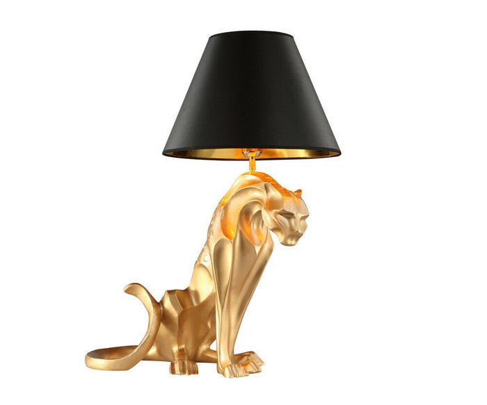 Напольная лампа Леопард мат.золото w60*40 h70 E27 1*40w