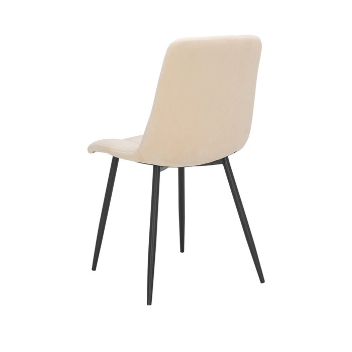Обеденный стул Скай велюр бежевого цвета - купить Обеденные стулья по цене 4127.0