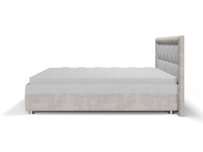 Кровать Афина 180х200 бежевого цвета без подъемного механизма - лучшие Кровати для спальни в INMYROOM