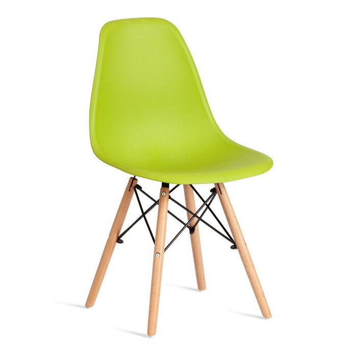 Комплект из четырех стульев Cindy Chair оливкового цвета - купить Обеденные стулья по цене 6200.0