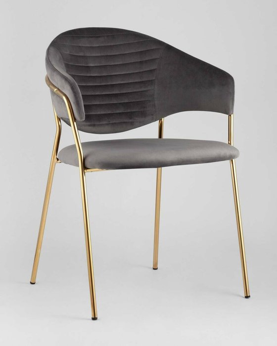 Стул Эвита темно-серого цвета - купить Обеденные стулья по цене 14290.0