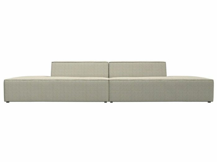 Прямой модульный диван Монс Лофт серо-бежевого цвета - купить Прямые диваны по цене 54999.0