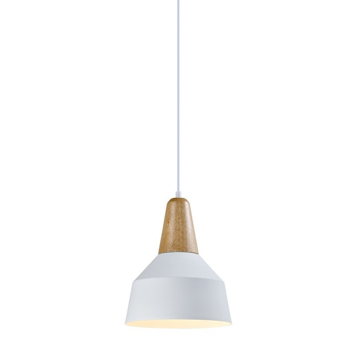 Подвесной светильник Milagros бело-коричневого цвета - лучшие Подвесные светильники в INMYROOM