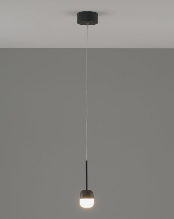 Подвесной светодиодный светильник Drop темно-серого цвета - купить Подвесные светильники по цене 4590.0