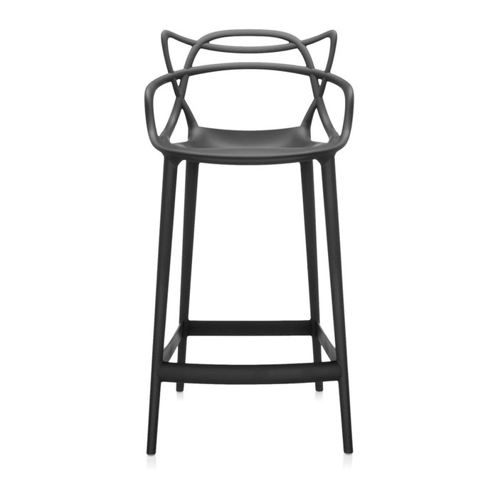 Стул барный Masters матово-черного цвета - купить Барные стулья по цене 50123.0