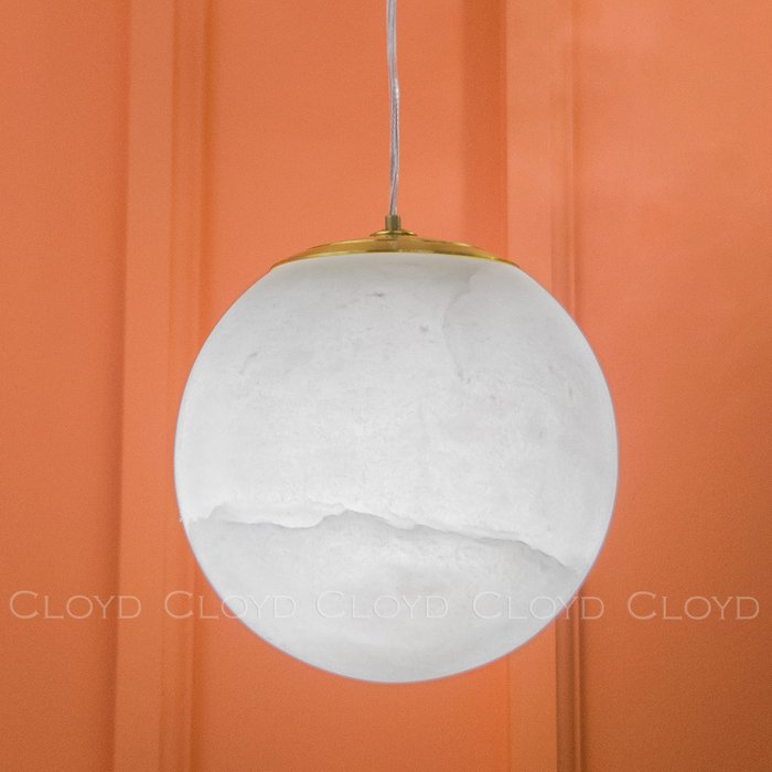 Подвесной светильник Cloyd ORIONIS P1 / выс. 12 см - алебастр - латунь - лучшие Подвесные светильники в INMYROOM Подвесной светильник Cloyd ORIONIS P1 / выс. 12 см - алебастр - латунь - лучшие Подвесные светильники в INMYROOM