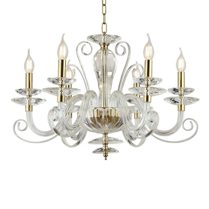 Люстра Newport 8570 Annabelle 8576/C gold polished - купить Подвесные люстры по цене 98175.0 Люстра Newport 8570 Annabelle 8576/C gold polished - купить Подвесные люстры по цене 98175.0